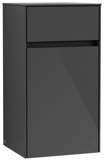 Villeroy & Boch Seitenschrank Collaro 404x748x349mm 1 Tür 1 Schublade A:li Glossy Grey – Bild 2