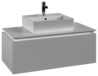 Villeroy & Boch WTUS Legato B603 1000x380x500mm 1 Ausz. Waschtisch m.tig White Matt – Bild 2