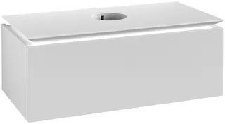 Villeroy & Boch WTUS Legato B603 1000x380x500mm 1 Ausz. Waschtisch m.tig White Matt – Bild 3