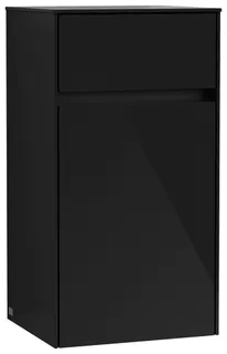 Villeroy & Boch Seitenschrank Collaro 404x748x349mm 1 Tür 1 Schublade A:re Glossy Grey – Bild 2
