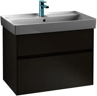 Villeroy & Boch WaschbeckenUS Collaro 754x546x444mm 2 Ausz. Waschbecken m.tig Glossy Grey