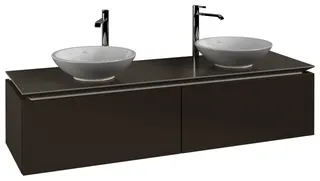 Villeroy & Boch WTUS Legato B599 1600x380x500mm 2 Ausz. für 2 Waschtisch Truffle Grey – Bild 2