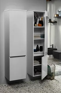 Villeroy & Boch Hochschrank Legato 400x1550x350mm 2 Türen A:li Glossy White – Bild 3