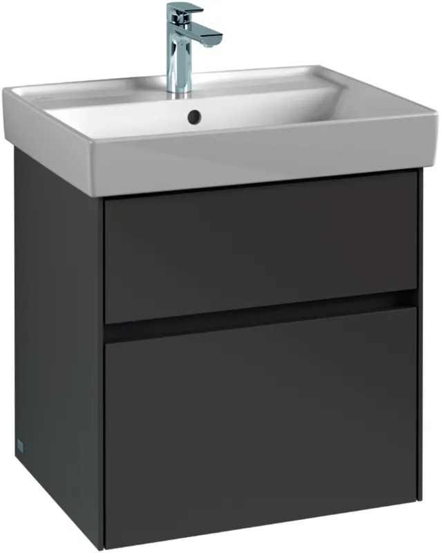 Villeroy & Boch WaschbeckenUS Collaro 554x546x444mm 2 Ausz. Waschbecken m.tig Glossy White