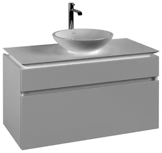 Villeroy & Boch WaschbeckenUS Legato 1000x550x500mm 2 Ausz. Waschbecken m.tig White Matt – Bild 2