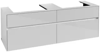 Villeroy & Boch WTUS Collaro C024 1600x548x500mm 4 Ausz. für 2 Waschtisch Glossy White – Bild 3