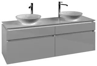 Villeroy & Boch WTUS Legato B600 1600x550x500mm 4 Ausz. für 2 Waschtisch Glossy White – Bild 2