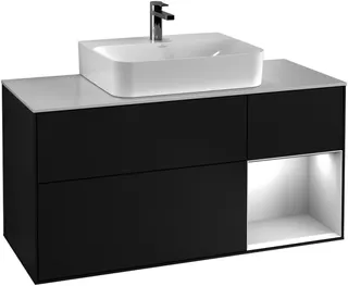 VB Waschbeckenunterschrank Finion F17 1200x603x501mm m Bel FK/RE/AP: GK/MT/1