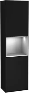 Villeroy & Boch Hochschrank Finion F46 418x1516x270mm mit Beleuchtung FK/RE/AP: GF/GF/-