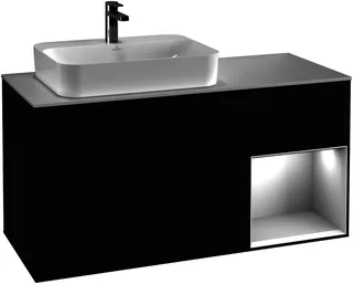 VB Waschbeckenunterschrank Finion F40 1200x603x501mm m Bel FK/RE/AP: GF/GF/1