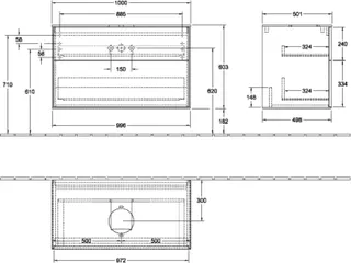 Villeroy & Boch Waschbeckenunterschrank Finion FA0 1000x603x501mm FK/RE/AP: PD/-/2 – Bild 4