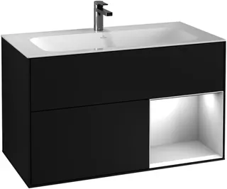 VB Waschbeckenunterschrank Finion G04 996x591x498mm m Bel FK/RE/AP: GF/GF/-