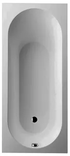 VB Badewanne Oberon 1600x750x450mm re-eckig m. Sys AP TP1 MT Weiß Alpin