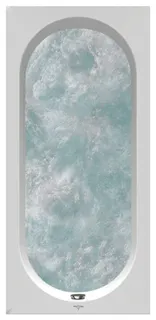 VB Badewanne Oberon 1600x750x450mm re-eckig m. System AC TP1 Weiß Alpin