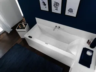 Villeroy & Boch Badewanne Squaro Edge 12 1900x900x475mm Duo Rechteck Weiß Alpin – Bild 4