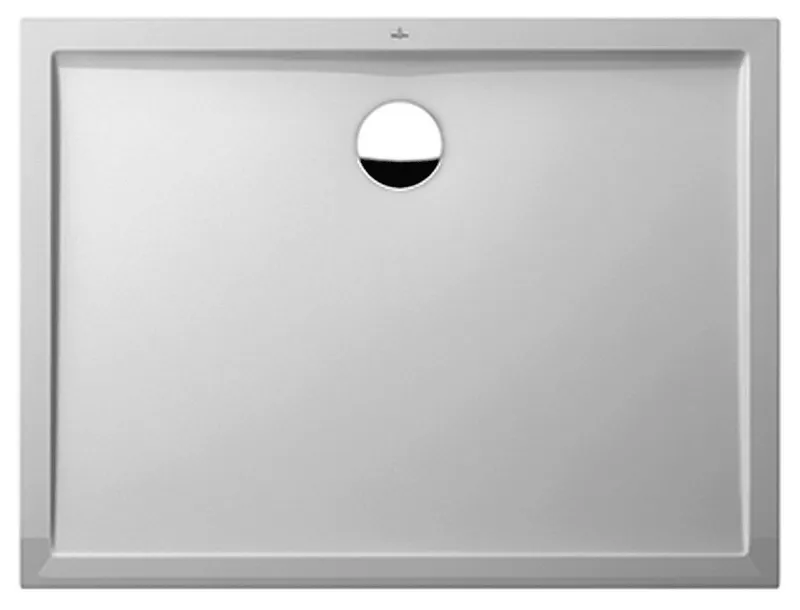Villeroy & Boch Duschwanne Futurion Flat 1200x900x25mm Rechteck Weiß Alpin