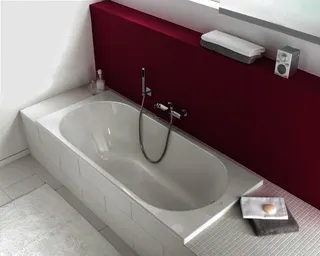 Villeroy & Boch Badewanne O.novo 1600x700x475mm Solo Rechteck Weiß Alpin – Bild 2