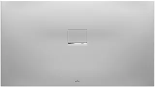 Villeroy & Boch Duschwanne Squaro Infinity 1000x800x40mm re-eckig EB:li/re flb Einb AR Anthracite