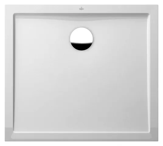 Villeroy & Boch Duschwanne Futurion Flat 1000x800x25mm Rechteck Weiß Alpin
