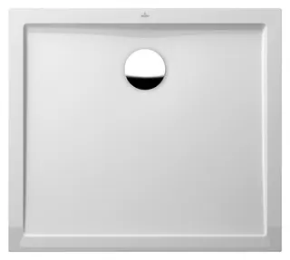 Villeroy & Boch Duschwanne Futurion Flat 1000x800x25mm Rechteck Weiß Alpin