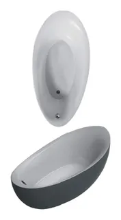 Villeroy & Boch Badewanne Aveo New Generation T1 1900x950x 830mm freist. ColourOnDemand Weiß Alpin – Bild 2