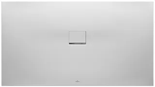 Villeroy & Boch Duschwanne Squaro Infinity 900x800x40mm re-eckig flb Einbau AR Anthracite – Bild 2