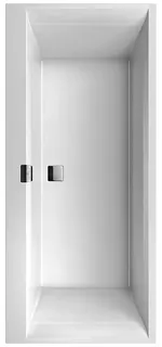 VB BW Squaro Edge 12 1800x800x496mm re-eckig m. Sys CE TP1 Zul. Weiß Alpin