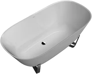 Villeroy & Boch Badewanne Antheus 1550x750x632mm Solo Freistehend Weiß Alpin – Bild 2