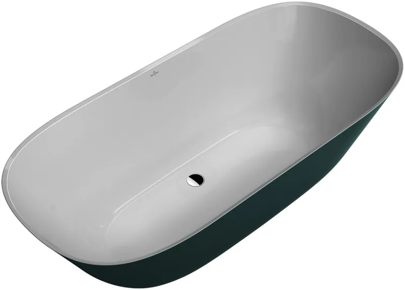 Villeroy & Boch Badewanne Theano 1750x800x506mm Duo Freistehend ColourOnDemand Weiß Alpin