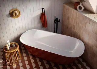 Villeroy & Boch Badewanne Theano 1750x800x506mm Duo Freistehend ColourOnDemand Weiß Alpin – Bild 3