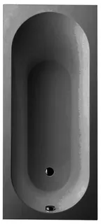 VB Badewanne Oberon 1700x750x475mm Solo Rechteck Stone White