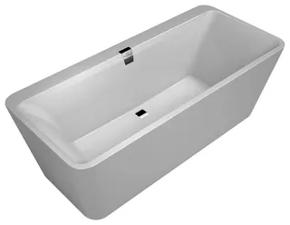 Villeroy & Boch Badewanne Squaro Edge 12 W2 1800x800x660mm Excellence Duo Freistehend Weiß Alpin