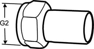 TA Anschlußverschraubung mit glattem Ende für STADA, 42 mm, DN 40 – Bild 4