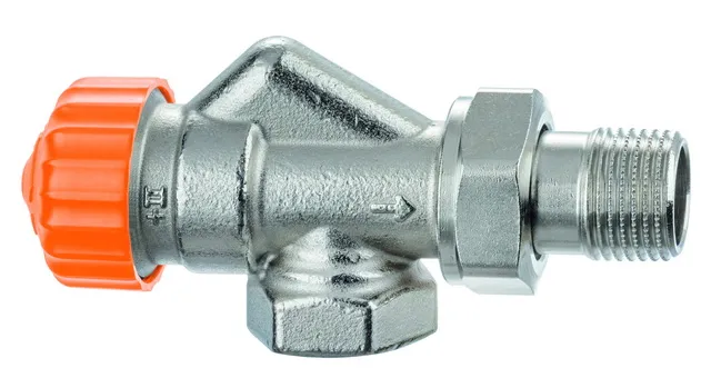 HEIMEIER Thermostat-Ventilunterteil Eclipse, Axialform, verkürzt, DN 20