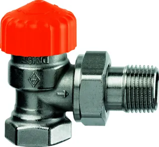 HEIMEIER Thermostat-Ventilunterteil Eclipse, Eckform, verkürzt, DN 10 – Bild 2