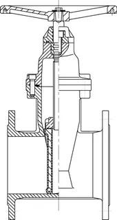 TA Absperrventil TA-GAV PN 16 DN 50, Flansche, Sphäroguss EN-GJS 1050 – Bild 2