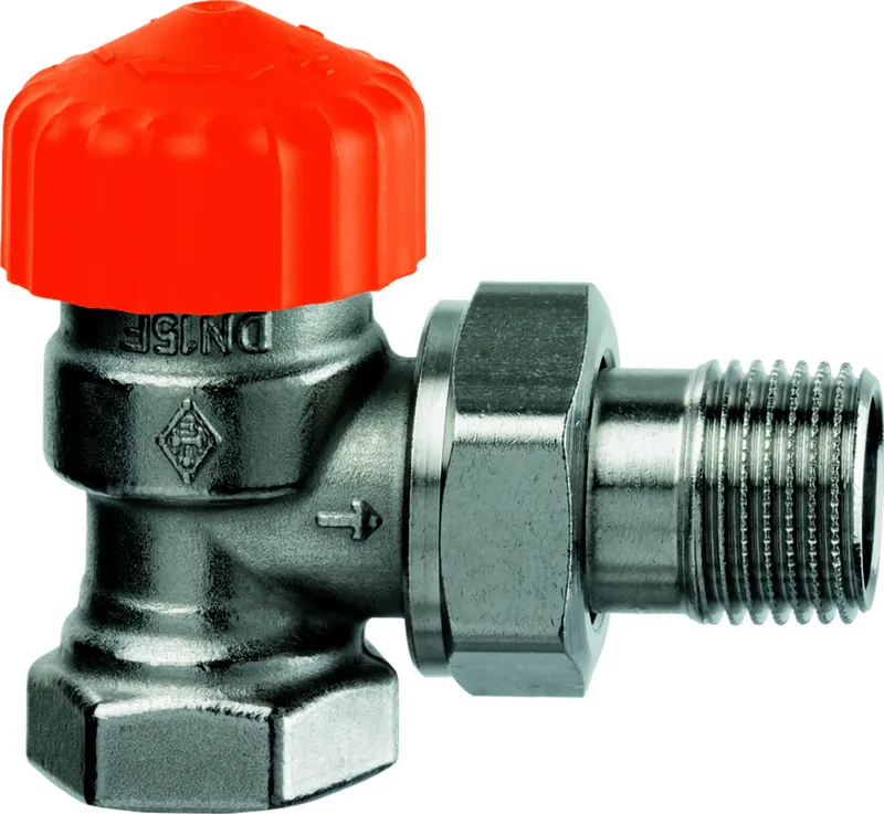 HEIMEIER Thermostat-Ventilunterteil Eclipse, Eckform, verkürzt, DN 20