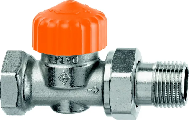 HEIMEIER Thermostat-Ventilunterteil Eclipse, Durchgang, verkürzt, DN 20