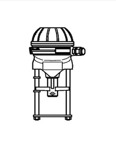 TA Stellmotor TA-MC 65Y 24V, für CV206/306GG, DN65 – Bild 2