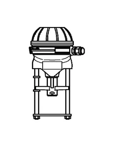 TA Stellmotor TA-MC 65Y 24V, für CV206/306GG, DN65 – Bild 3