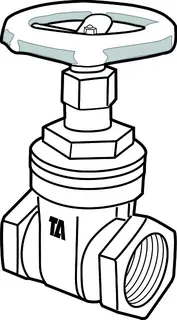 TA Muffenschieber TA 60 Ausführung DN 40, AMETAL-C – Bild 4