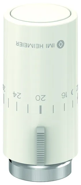 HEIMEIER Thermostat-Kopf Halo weiß RAL 9016, mit Nullstellung