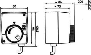 Heimeier M106 Stellantrieb mit Adapter f.Globo KH 10-32, Nr. 0600-00.700 – Bild 4