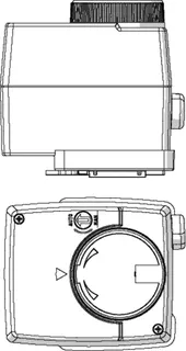 TA Dreh-Stellantrieb M106, 24 VAC 3-Punkt – Bild 2