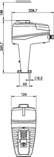 TA Stellantrieb TA-Slider750, 24V stetig, 0(2)-10 VDC, 3-Punkt, 2-Punkt – Bild 5
