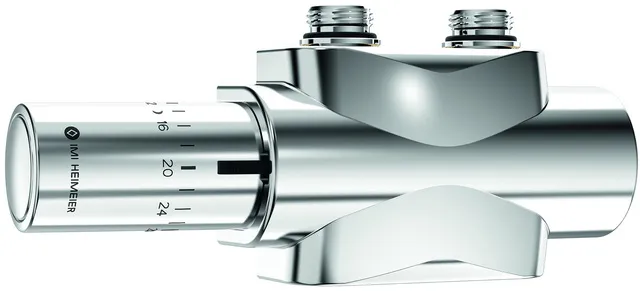 HEIMEIER Ventil Multilux 4-Eclipse-Set Halo, Autom. Durchflussregelung, chrom