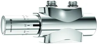 HEIMEIER Ventil Multilux 4-Eclipse-Set Halo, Autom. Durchflussregelung, chrom