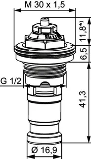 HEIMEIER Thermostat-Oberteil Eclipse für Ventilheizkörper, z.B. Korado G 1/2 – Bild 4