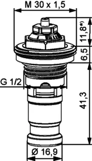 HEIMEIER Thermostat-Oberteil Eclipse für Ventilheizkörper, z.B. Korado G 1/2 – Bild 5
