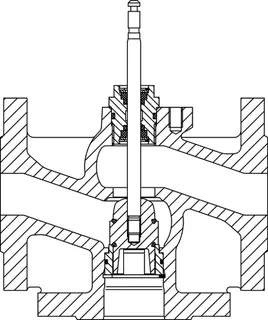 TA Regelventil Typ CV316 GG PN 16, DN 80, kvs 100 m3/h, geflanscht – Bild 2